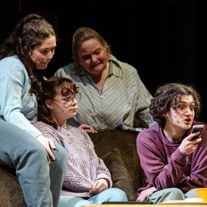 Ann Russell performing in the SVSU Theatre production of Little Women...Now